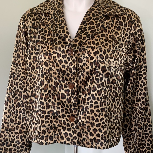 Victoria’s Secret Classic Leopard 2 Piece PJ Set Mobwife - Picture 2 of 8